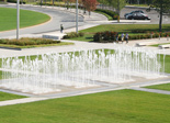 Pedestrian Seating with Water Feature